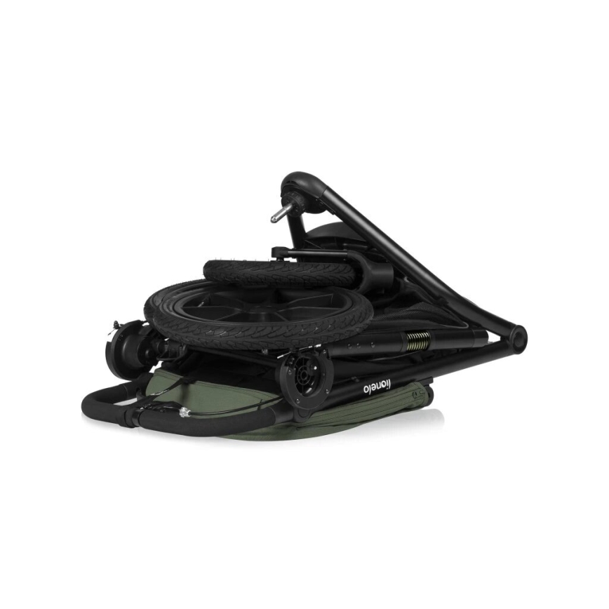 Lionelo - Poussette sportive AZURA noire/verte