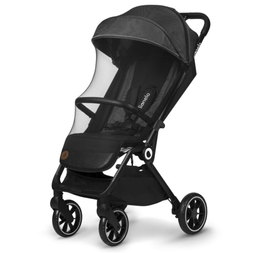 Lionelo - Poussette sportive CLOE noir/gris