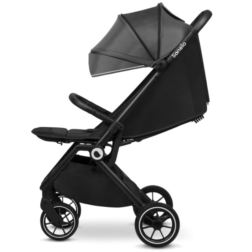Lionelo - Poussette sportive CLOE noir/gris