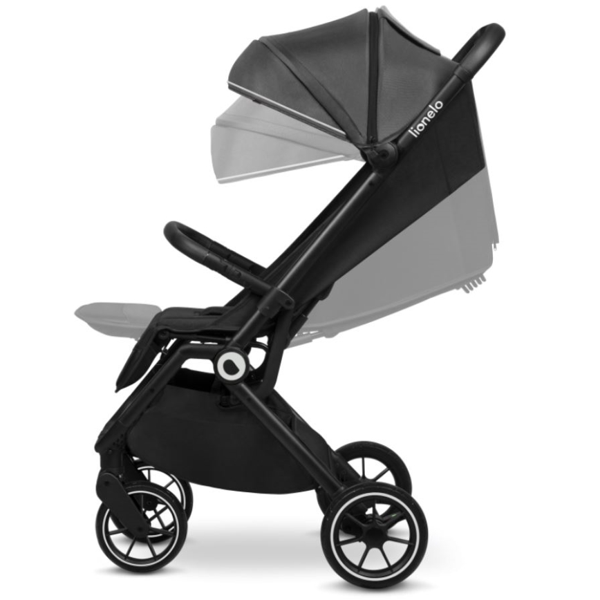 Lionelo - Poussette sportive CLOE noir/gris