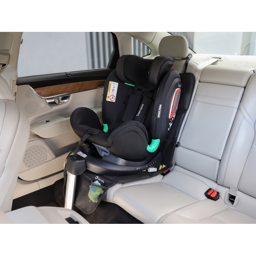 Lionelo - Protège-siège auto SIKKER Black Carbon