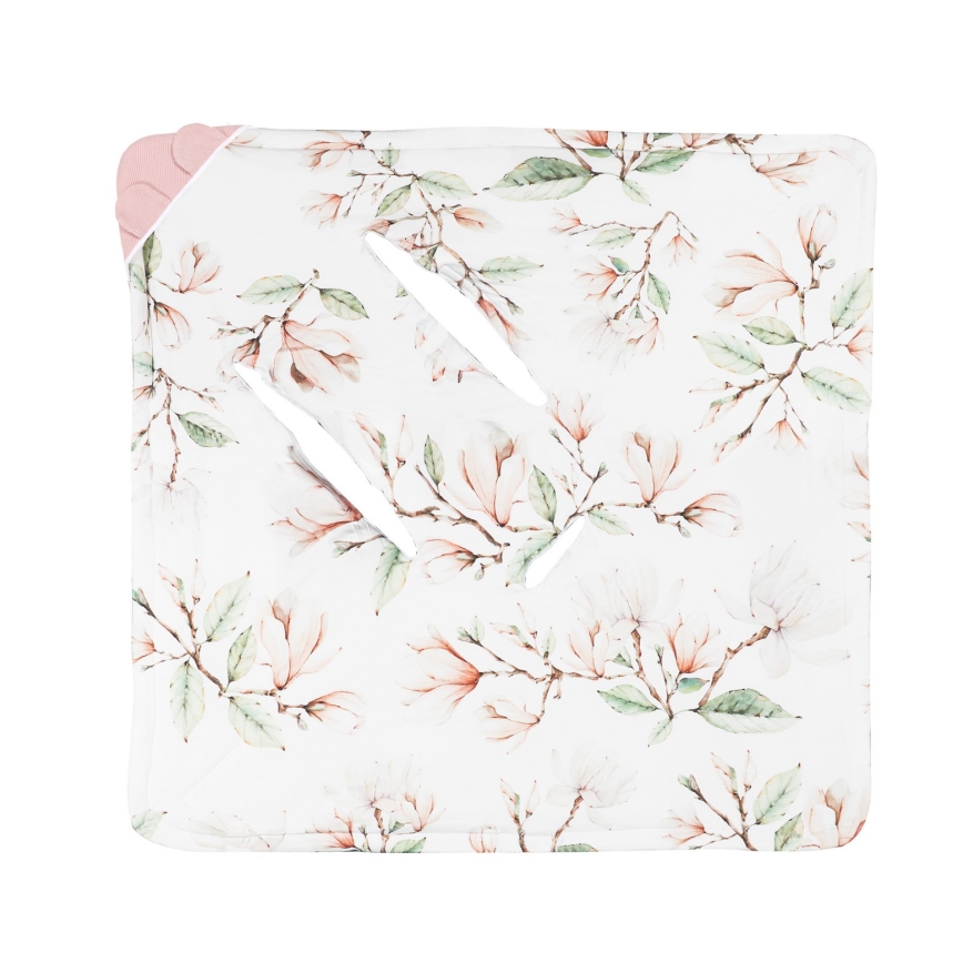 Lionelo - Pucktuch für die Babyschale TRAVEL SWADDLE 90x90 cm Beige Magnolia