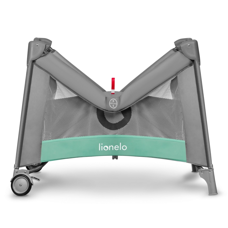 Lionelo - Recinto da gioco MILLE Grigio/Verde