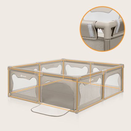 Lionelo - Recinto da gioco WILLOW XL beige