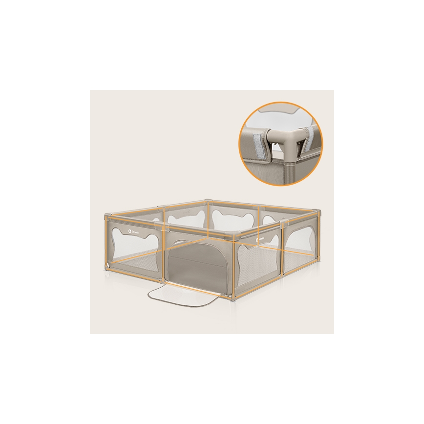 Lionelo - Recinto da gioco WILLOW XL beige