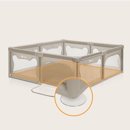 Lionelo - Recinto da gioco WILLOW XL beige