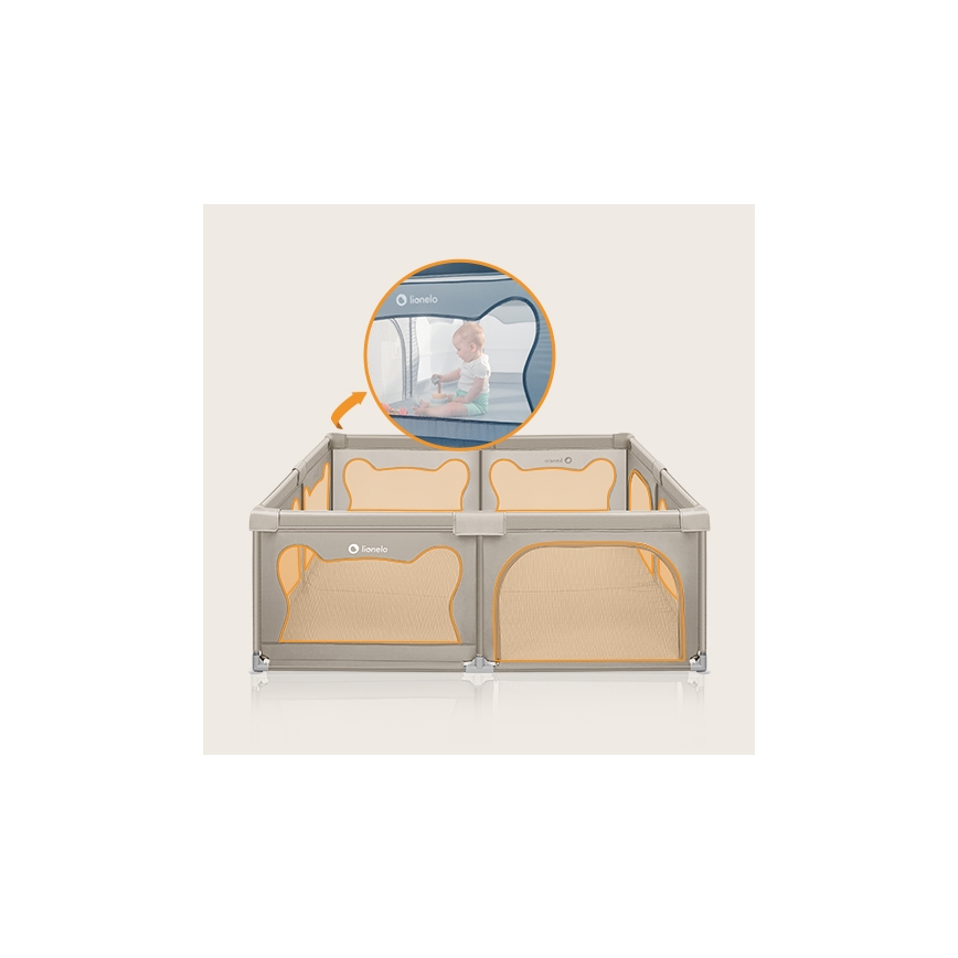 Lionelo - Recinto da gioco WILLOW XL beige