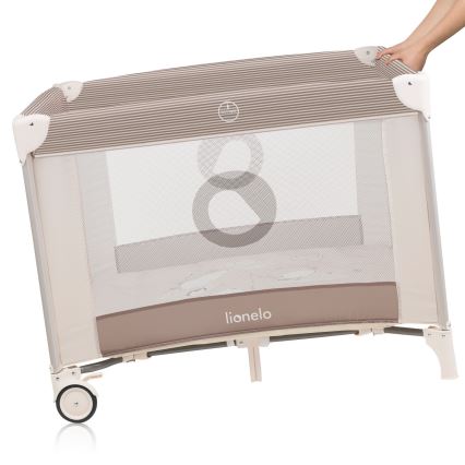 Lionelo - Recinto gioco BONNIE, beige sabbia