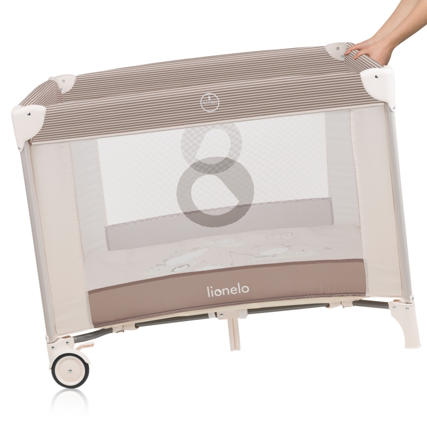 Lionelo - Recinto gioco BONNIE, beige sabbia