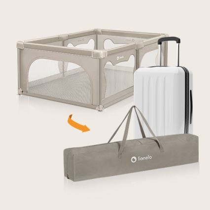 Lionelo - Recinto gioco WILLOW beige