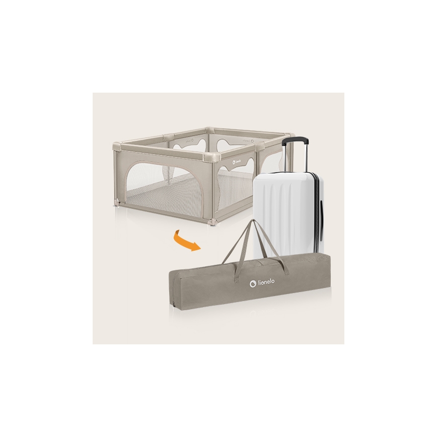 Lionelo - Recinto gioco WILLOW beige