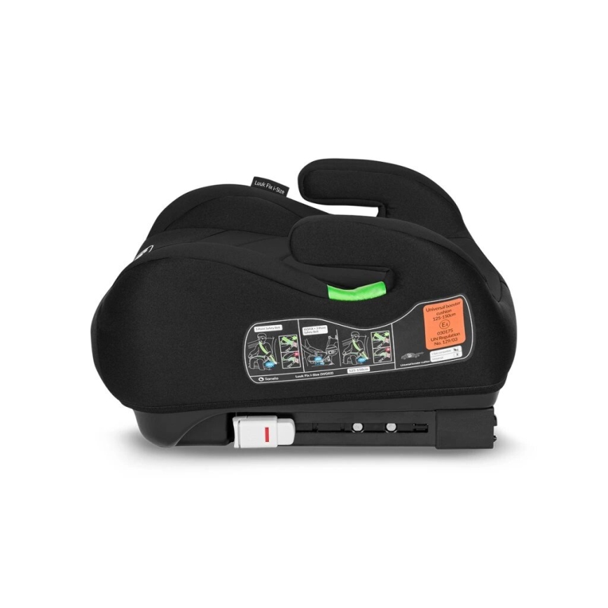 Lionelo - Réhausseur auto LUUK FIX i-Size 125-150 cm noir