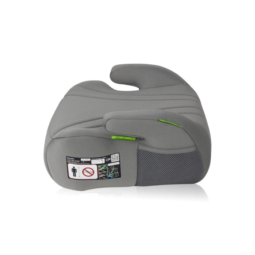 Lionelo - Rehausseur pour voiture LUUK i-Taille 125-150 cm gris