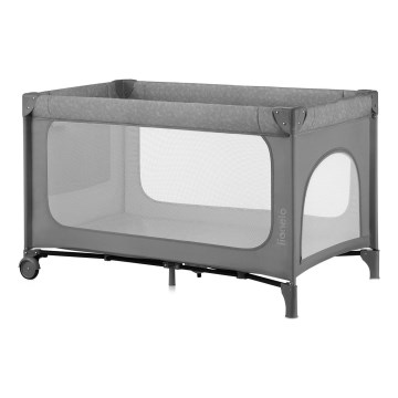 Lionelo - Reisebett JASMIN EASY FOLD Grau Stein
