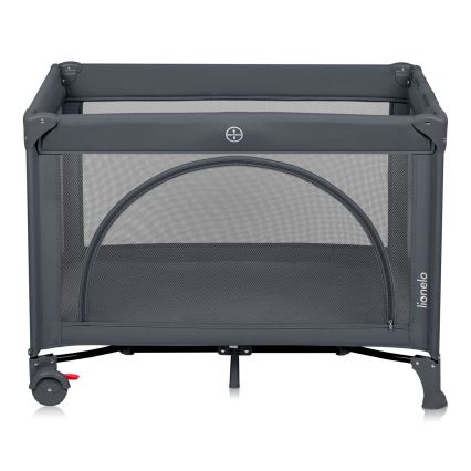 Lionelo - Reisebett LAURA Beton-Grau