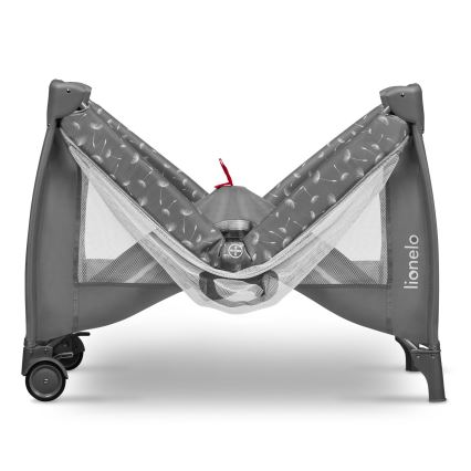 Lionelo - Reisebett STEFI PLUS Grau Weiß