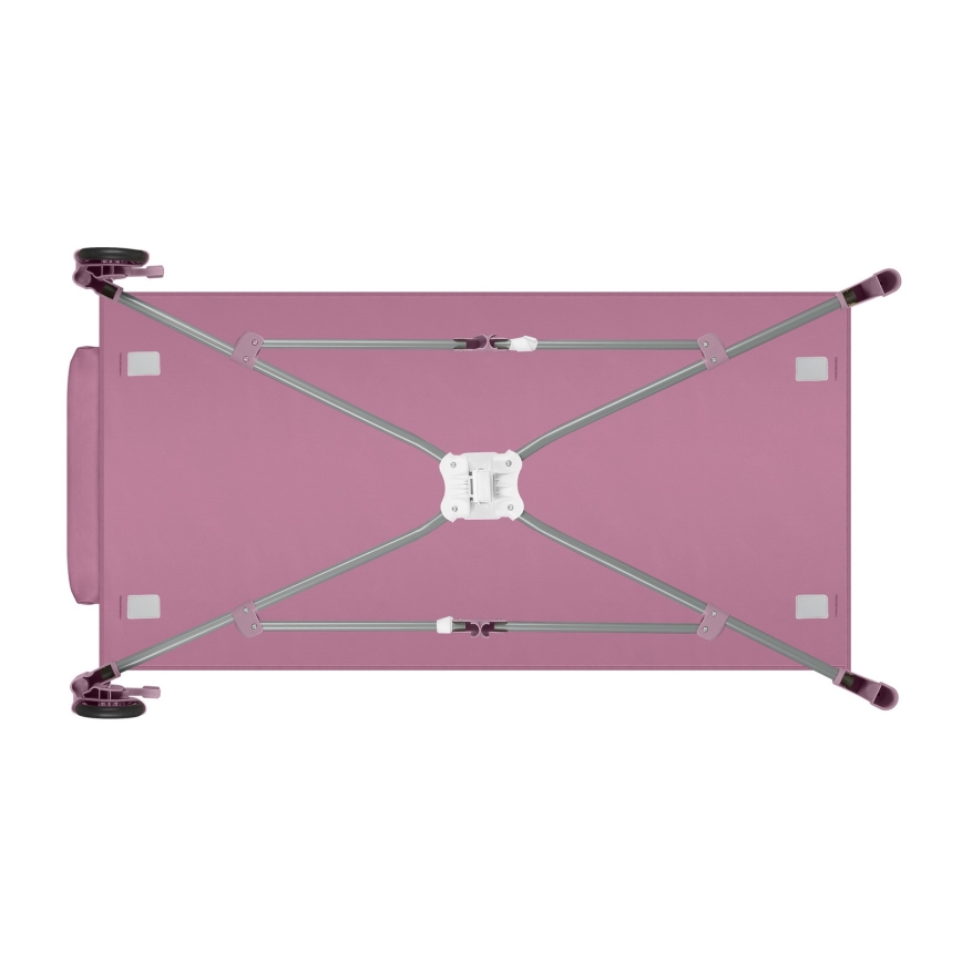 Lionelo - Reisebett STEFI PLUS Pink Magnolia
