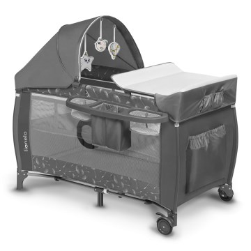 Lionelo - Reisebett SVEN PLUS, grau