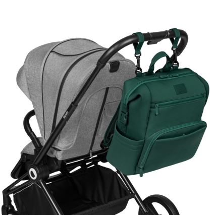 Lionelo - Sac à langer pour poussette CUBE Green Forest