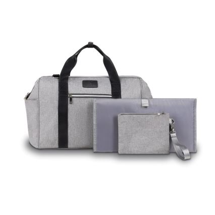 Lionelo - Sac à langer pour poussette IDA Grey Concrete