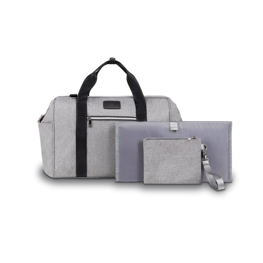 Lionelo - Sac à langer pour poussette IDA Gris Béton