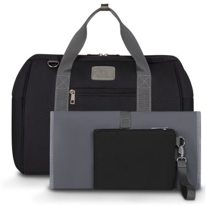 Lionelo - Sac à langer pour poussette IDA Noir Onyx