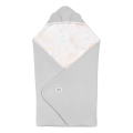 Lionelo - Sacco avvolgente per seggiolino auto TRAVEL SWADDLE 90x90 cm Grigio Baloon