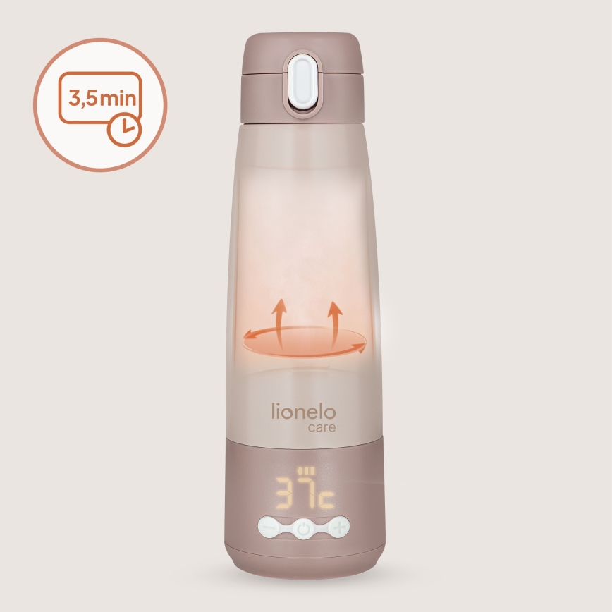 Lionelo - Scaldabiberon ricaricabile THERMUP 55W/5V