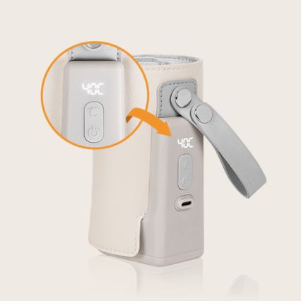 Lionelo - Scaldabiberon ricaricabile THERMUP GO PLUS 10W/5V beige