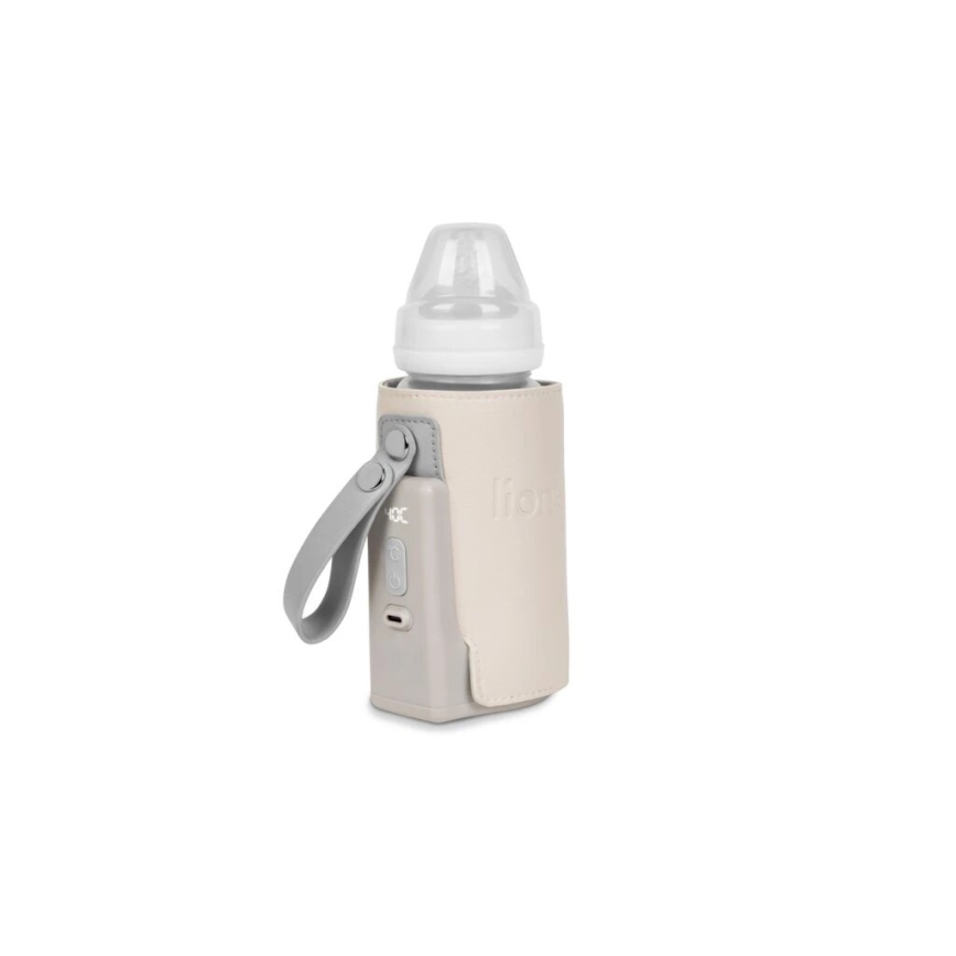 Lionelo - Scaldabiberon ricaricabile THERMUP GO PLUS 10W/5V beige