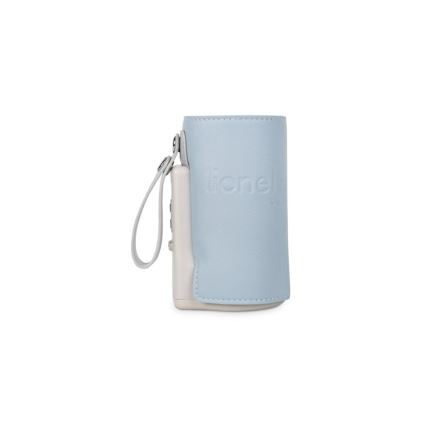 Lionelo - Scaldabiberon ricaricabile THERMUP GO PLUS 10W/5V blu/grigio