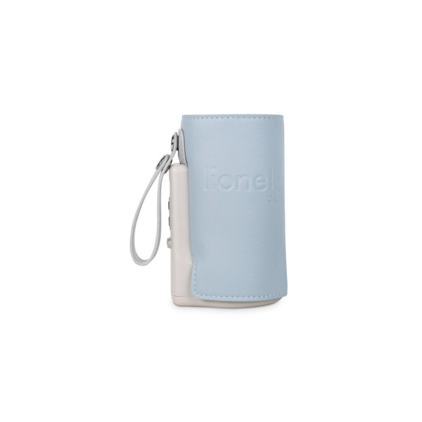 Lionelo - Scaldabiberon ricaricabile THERMUP GO PLUS 10W/5V blu/grigio
