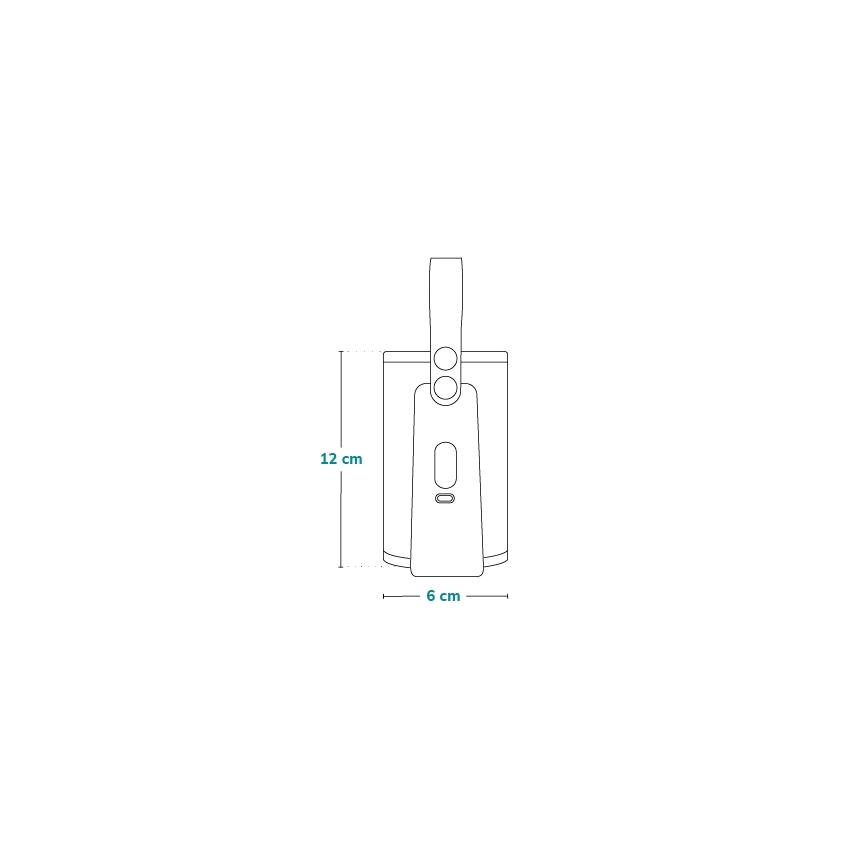 Lionelo - Scaldabiberon ricaricabile THERMUP GO PLUS 10W/5V blu/grigio