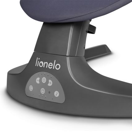 Lionelo - Sdraietta RALF con melodia, 4xAA, grigio cemento + telecomando