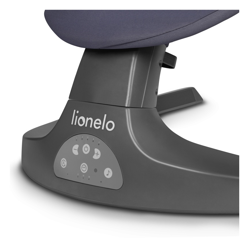 Lionelo - Sdraietta RALF con melodia, 4xAA, grigio cemento + telecomando