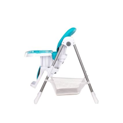 Lionelo - Sedia da pranzo per bambini LINN PLUS bianco/turchese