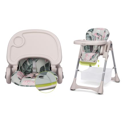 Lionelo - Sedia da pranzo per bambini ZANNA beige
