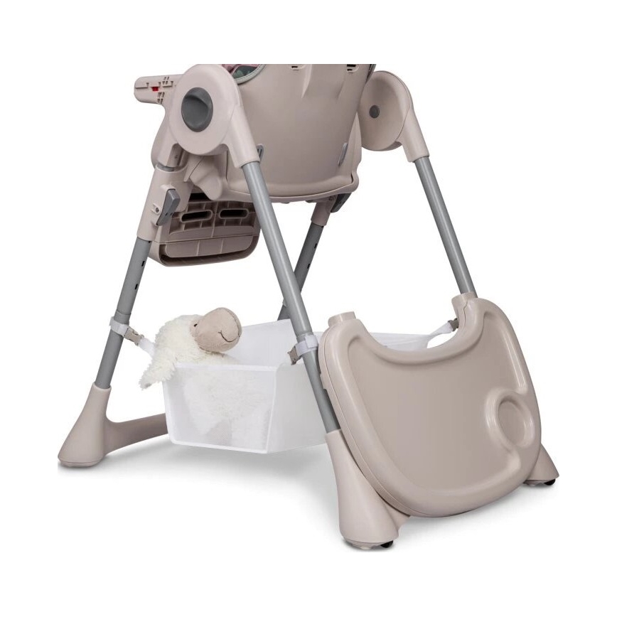 Lionelo - Sedia da pranzo per bambini ZANNA beige