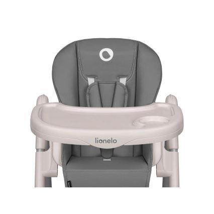 Lionelo - Sedia da pranzo per bambini ZANNA grigia