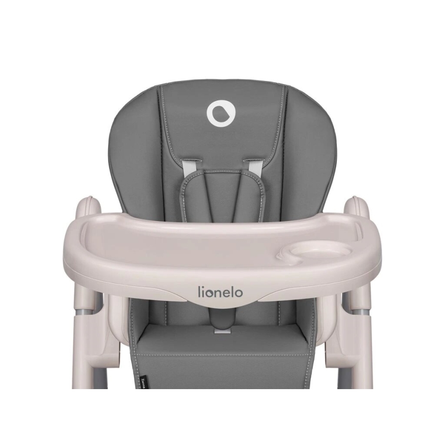 Lionelo - Sedia da pranzo per bambini ZANNA grigia