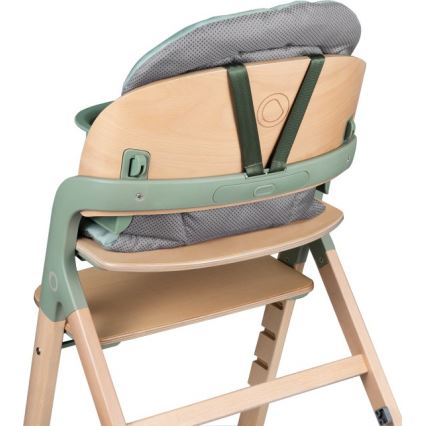 Lionelo - Seggiolina da pappa 3 in 1 MEGAN Legno Verde