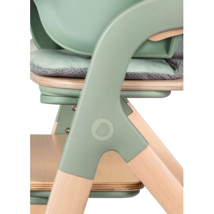 Lionelo - Seggiolina da pappa 3 in 1 MEGAN Legno Verde