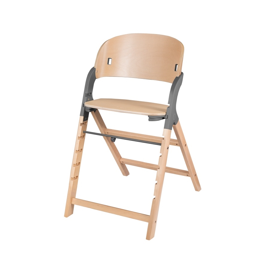 Lionelo - Seggiolina da pranzo 3 in 1 per bambini MEGAN Grey Wood