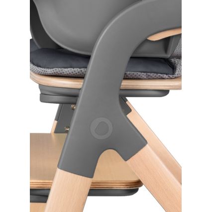 Lionelo - Seggiolina da pranzo 3 in 1 per bambini MEGAN Grey Wood