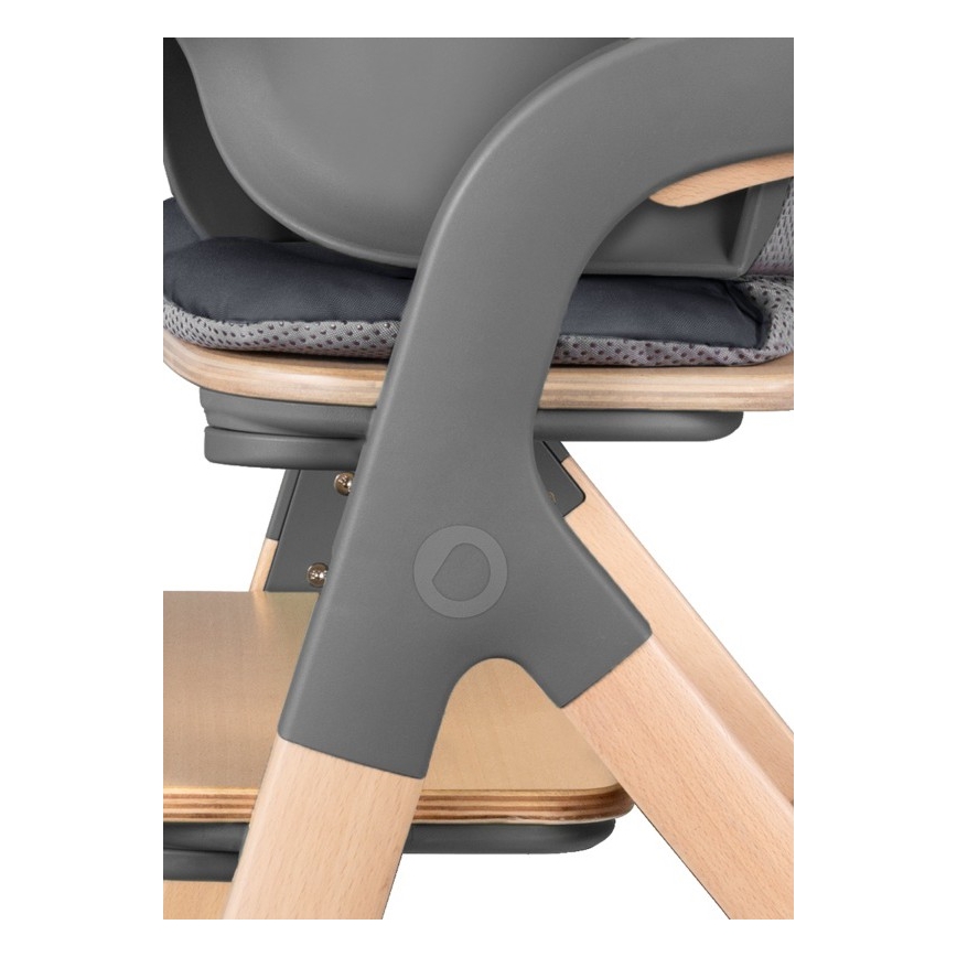 Lionelo - Seggiolina da pranzo 3 in 1 per bambini MEGAN Grey Wood