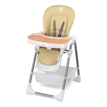 Lionelo - Seggiolina da pranzo per bambini LINN PLUS bianco/beige