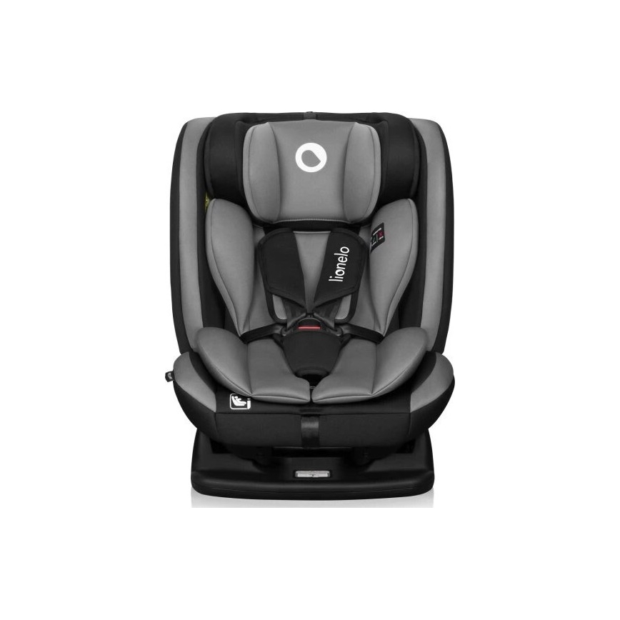 Lionelo - Seggiolino auto AART i-Dimensioni 40-150 cm nero/grigio