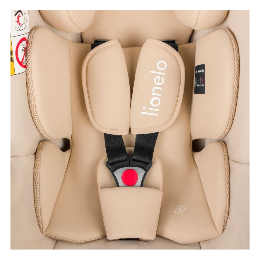 Lionelo - Seggiolino auto ASTRID i-Dimensioni 40-87 cm beige