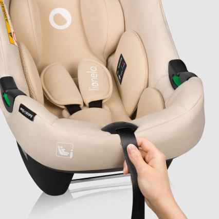 Lionelo - Seggiolino auto ASTRID i-Dimensioni 40-87 cm beige