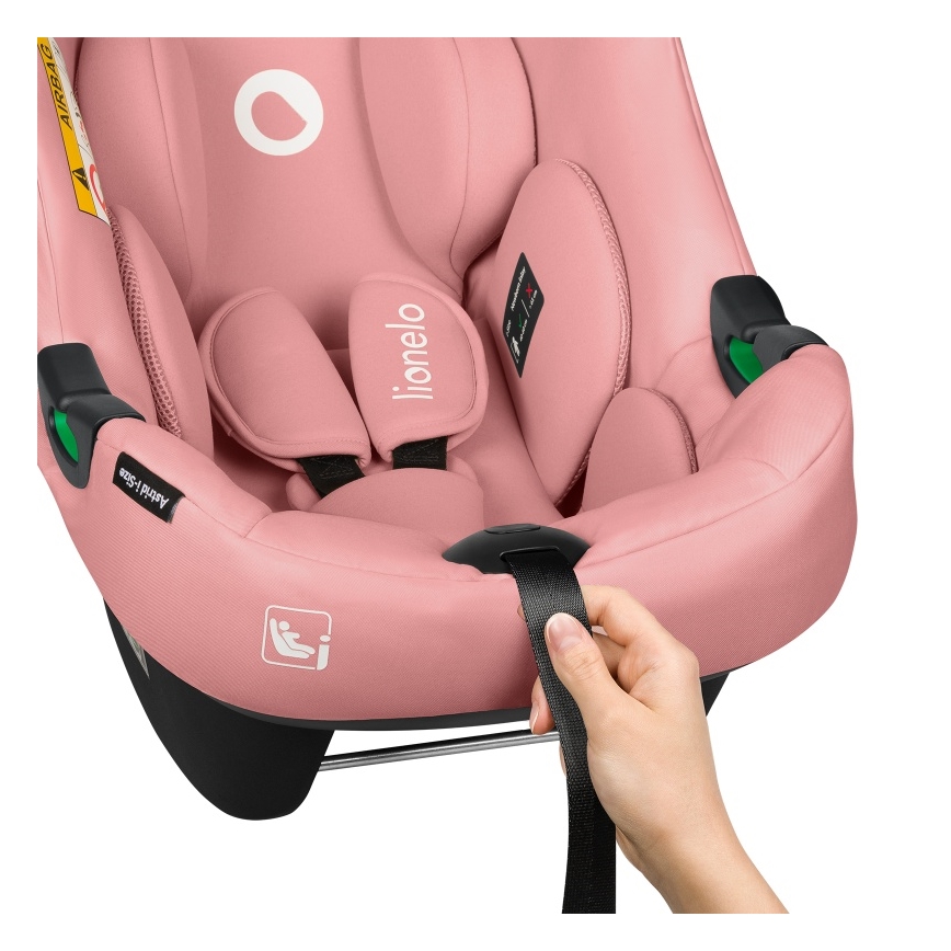 Lionelo - Seggiolino auto ASTRID i-Size 40-87 cm Rosa Corallo